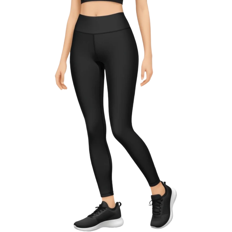 legging noir emoji