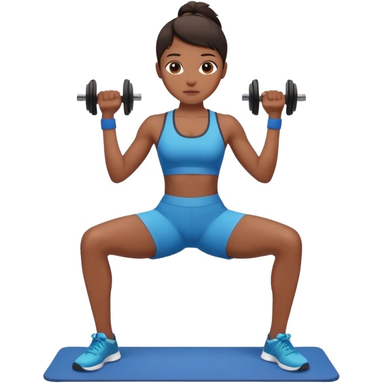 home workouts/ exercises emoji