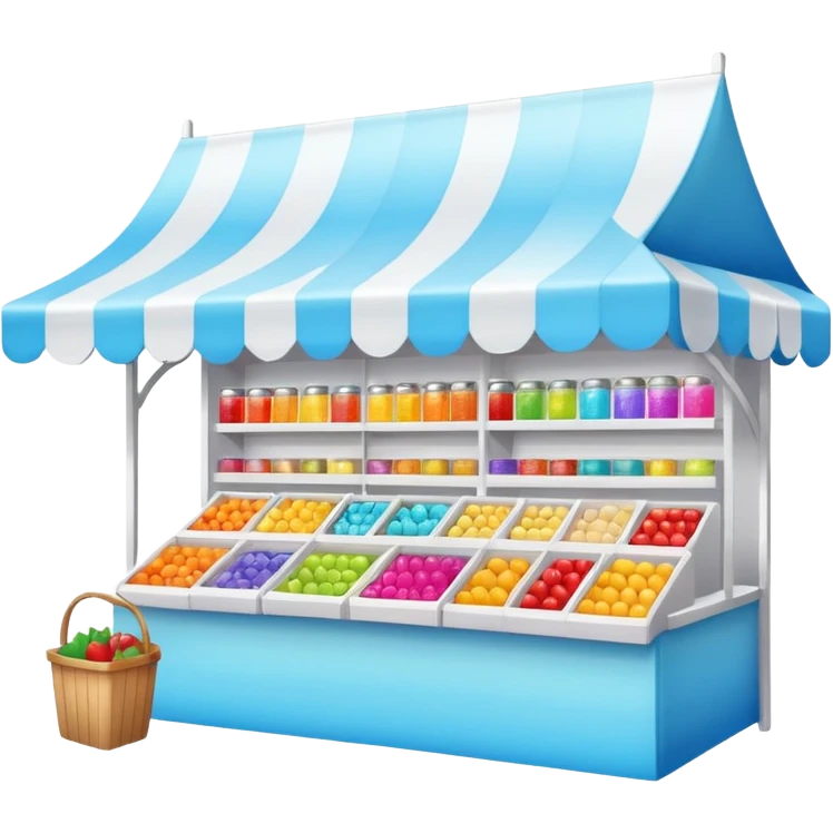 glitter white market emoji