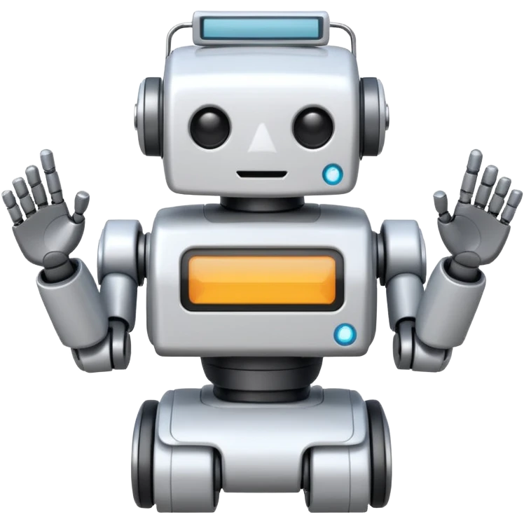 pricelabel on robot  emoji