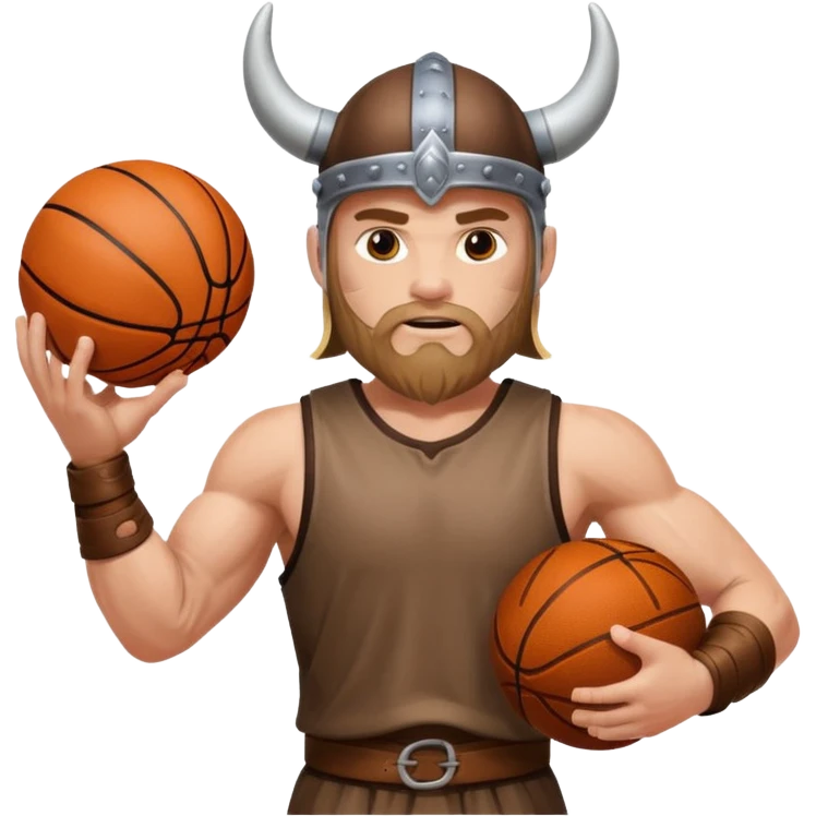 Viking basketball emoji
