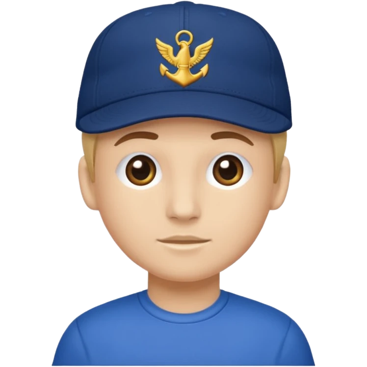 Blue cap with MASA emoji