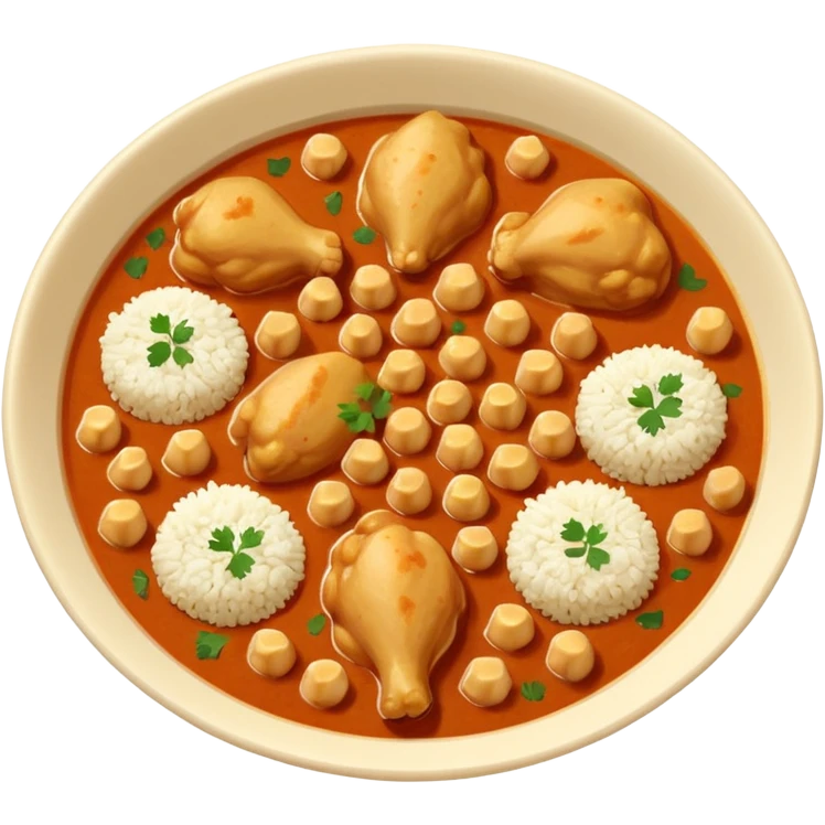Chicken and Chickpea Curry emoji