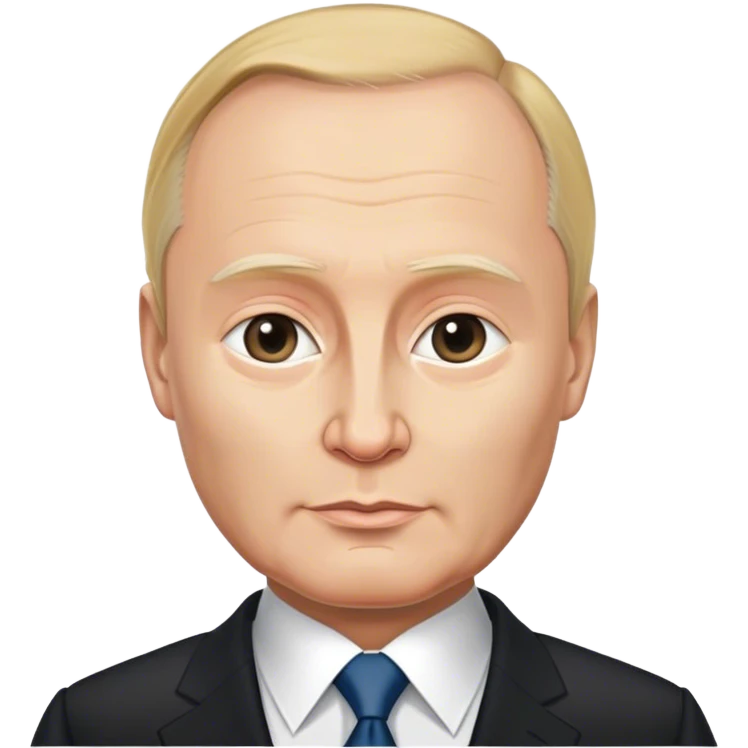 Vladimir Poutine in suits emoji