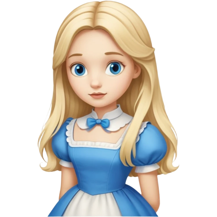 Alice from Alice in Wonderland emoji