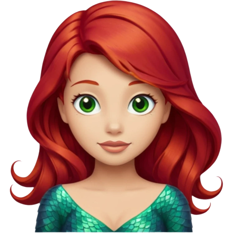 ariel Princess with fin emoji