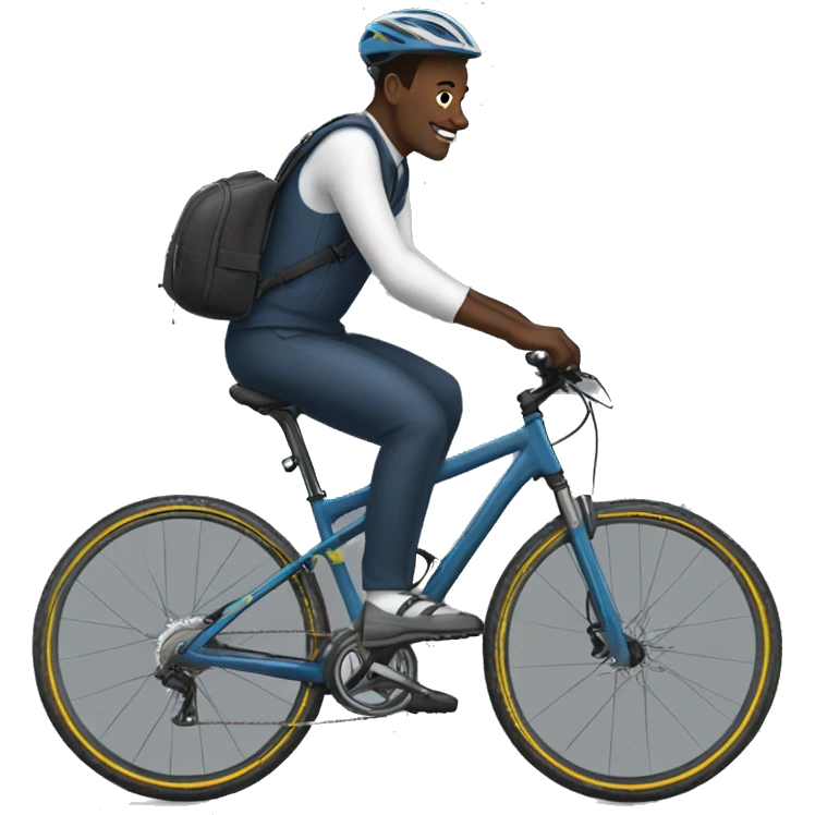 Blaise compaoré sur un VTT emoji
