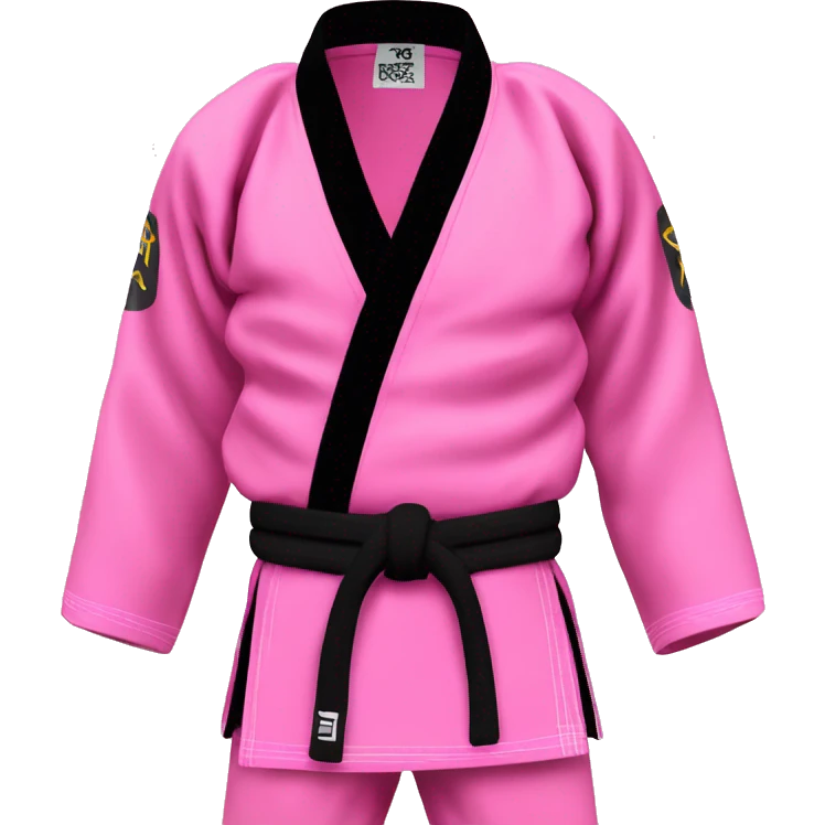 Pink jiu jitsu gi emoji