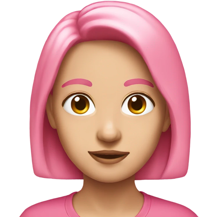 Pink emoji