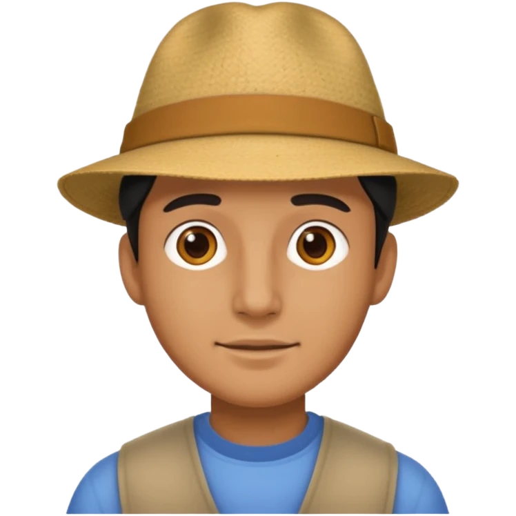 Мужчина в шляпе  emoji