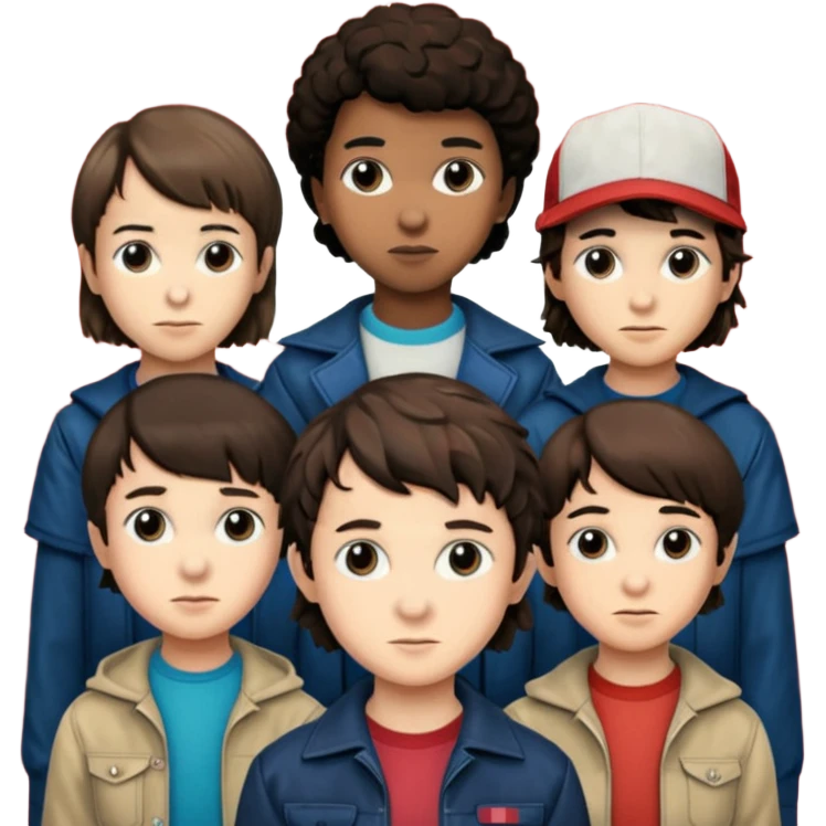 Stranger Things series poster season 5 emoji