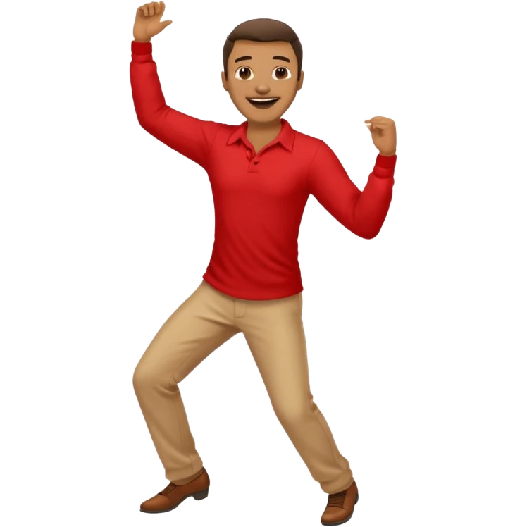 A man dancing salsa emoji