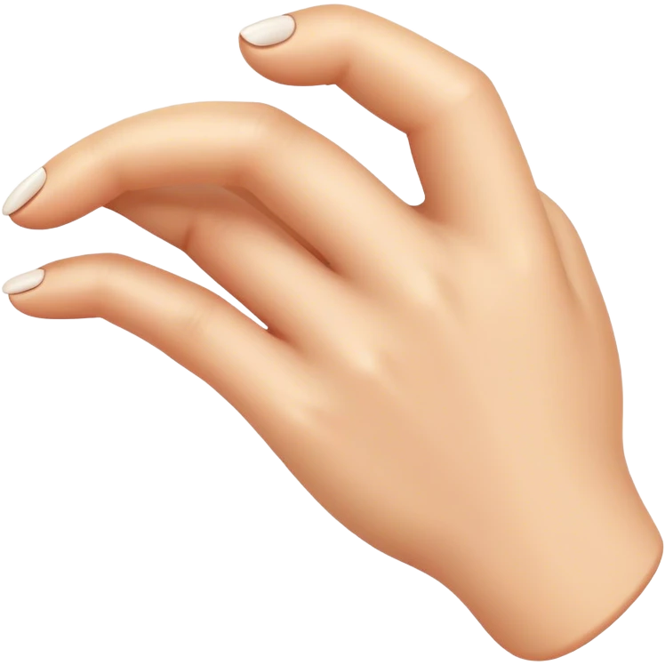Curved finger emoji