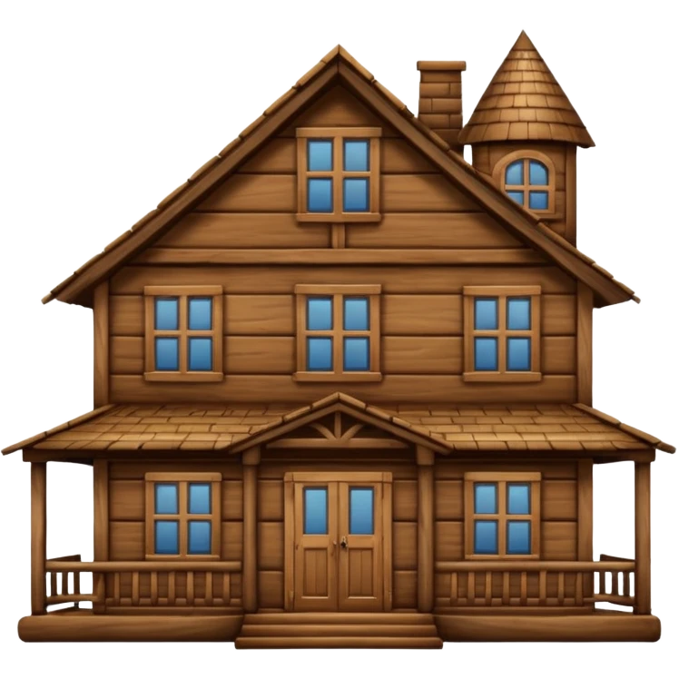 biggest wood house emoji