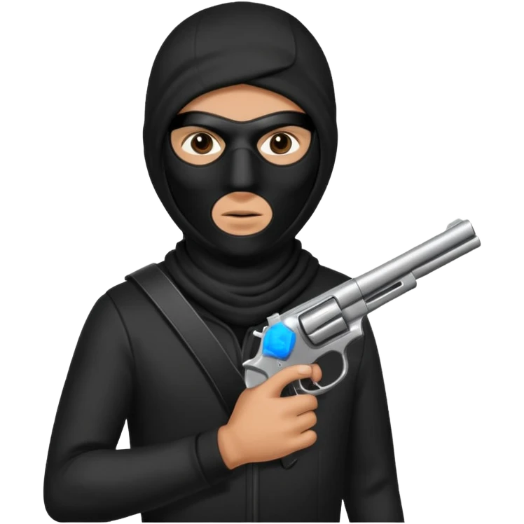  Create a robber emoji