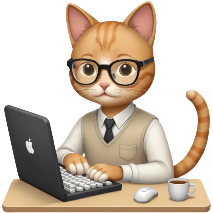 cat web developer emoji