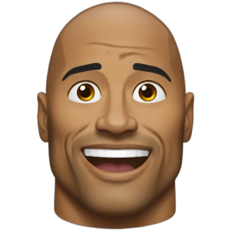 dwayne johnson meme emoji