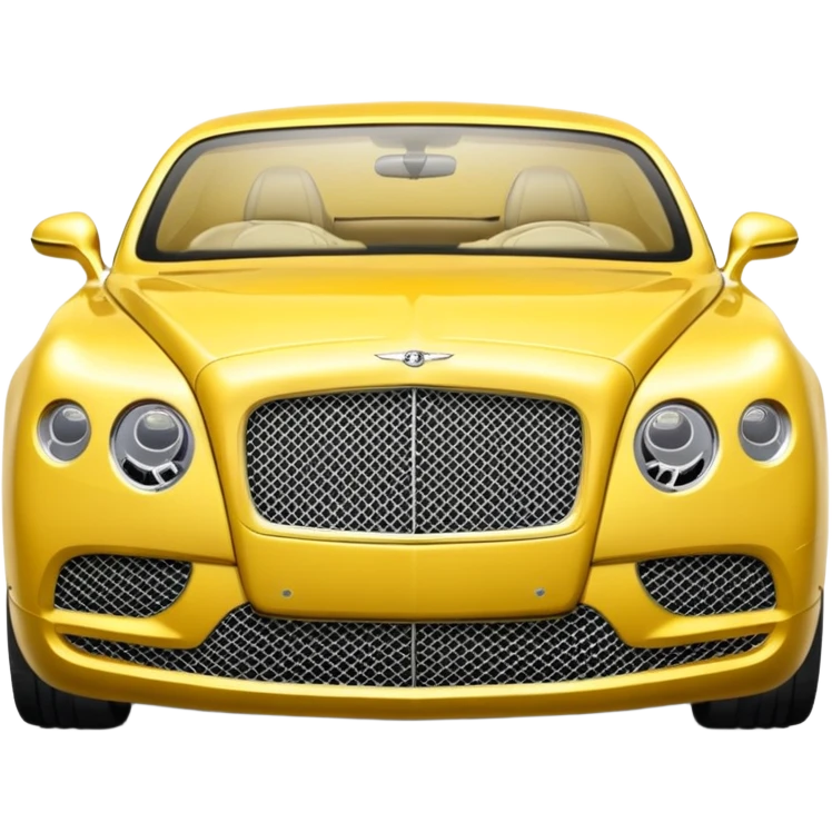 Yellow Bentley emoji