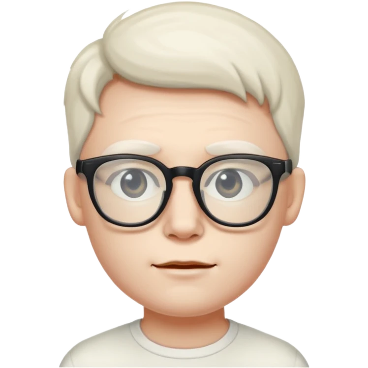 Casper with glasses emoji