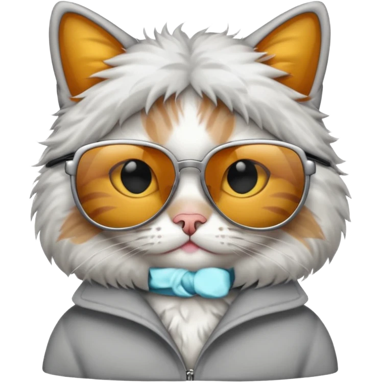 Cat wearing sunglasses emoji