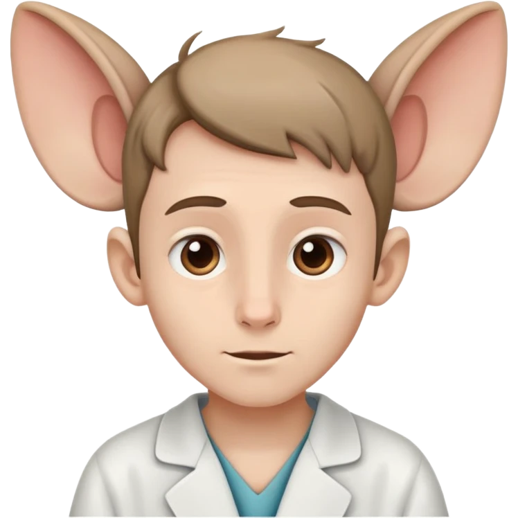 Парень терпеливый с большими ушам  emoji