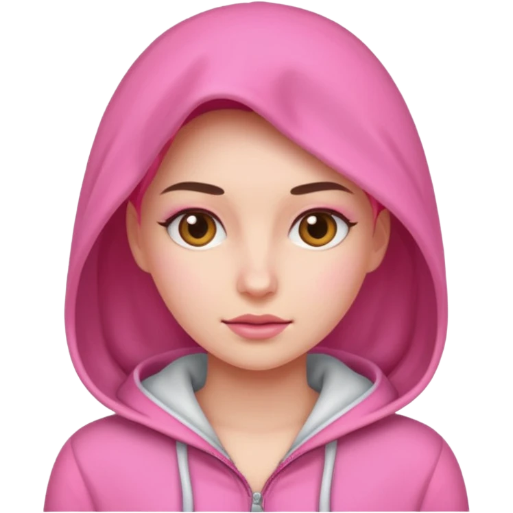 Kadın kapalı Pembe  emoji