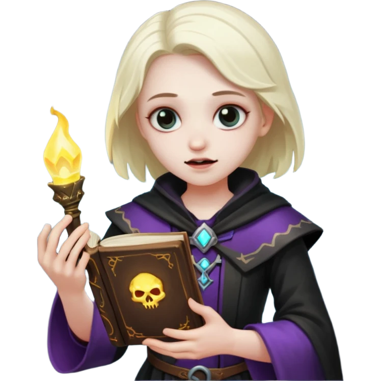 Apprentice necromancer – Clumsy, book glowing















 emoji