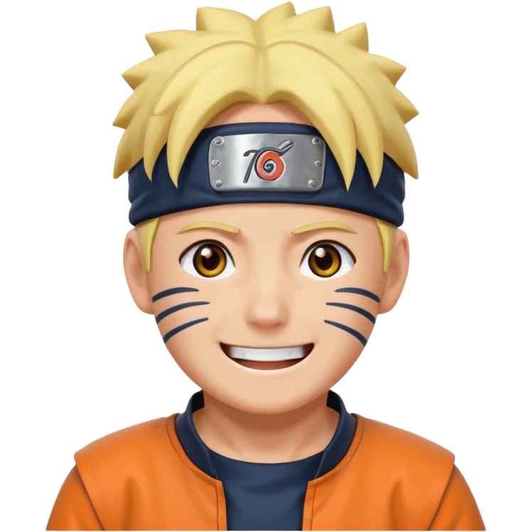 Naruto face haha emoji