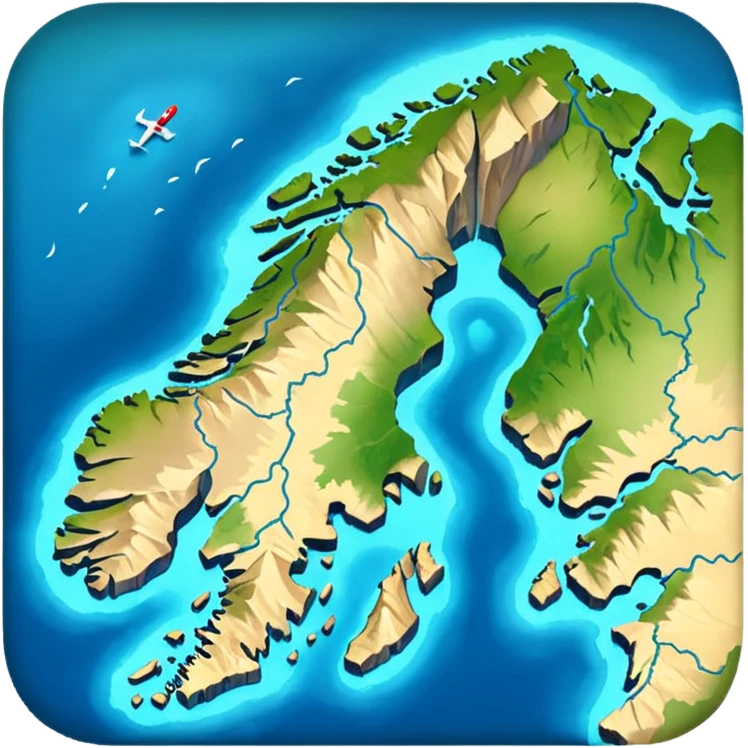 norway 2d map emoji