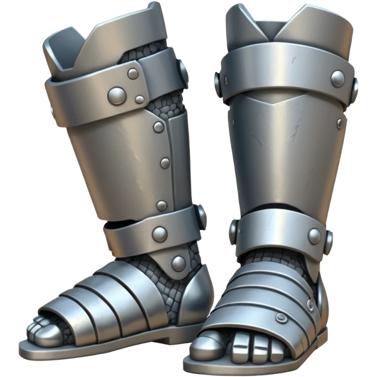  Feet armor Emoji fantasy pixel art style emoji