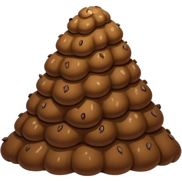 Bottomless bear poop emoji