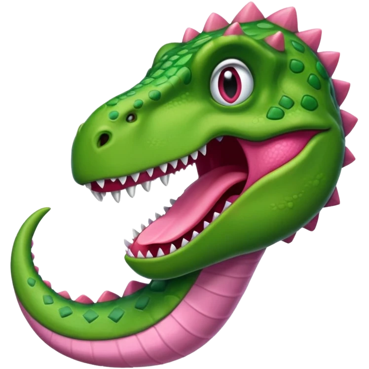 🦖 + 👅 emoji