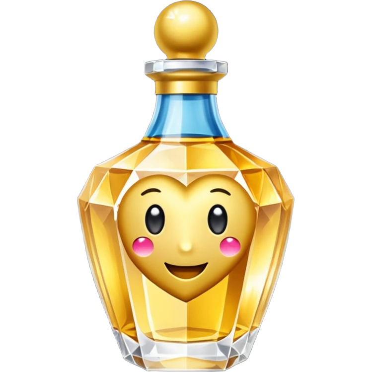 Biberón dorado con diamantes 🍼con ese biberón emoji