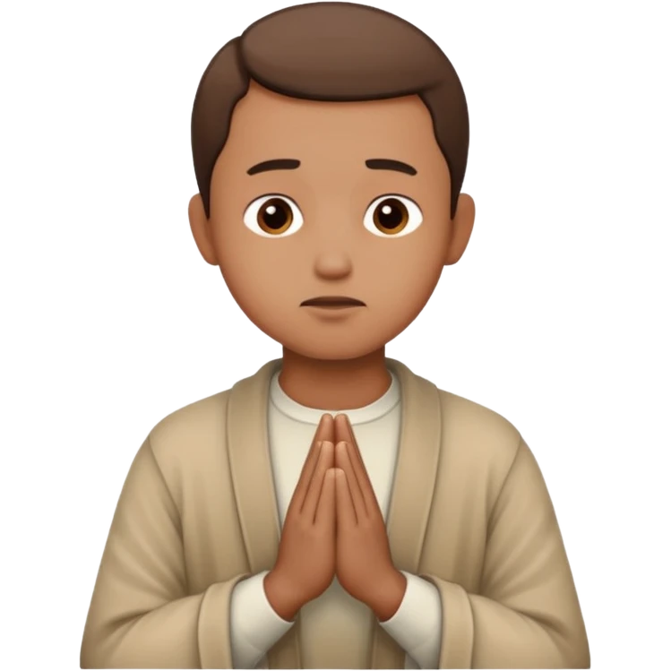A moslem praying emoji