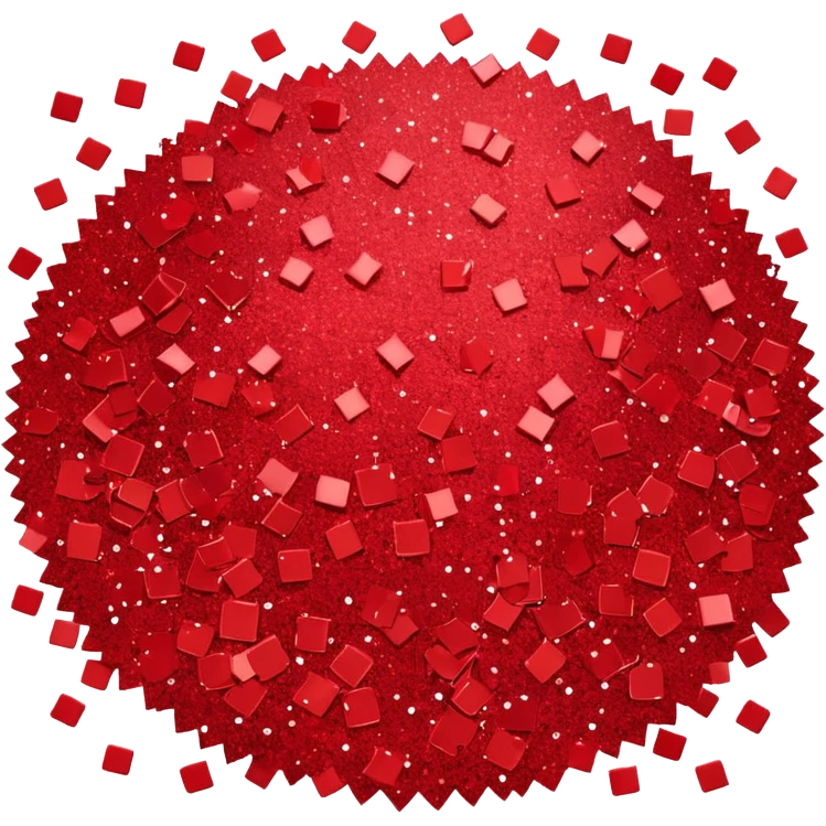 red glitter office emoji
