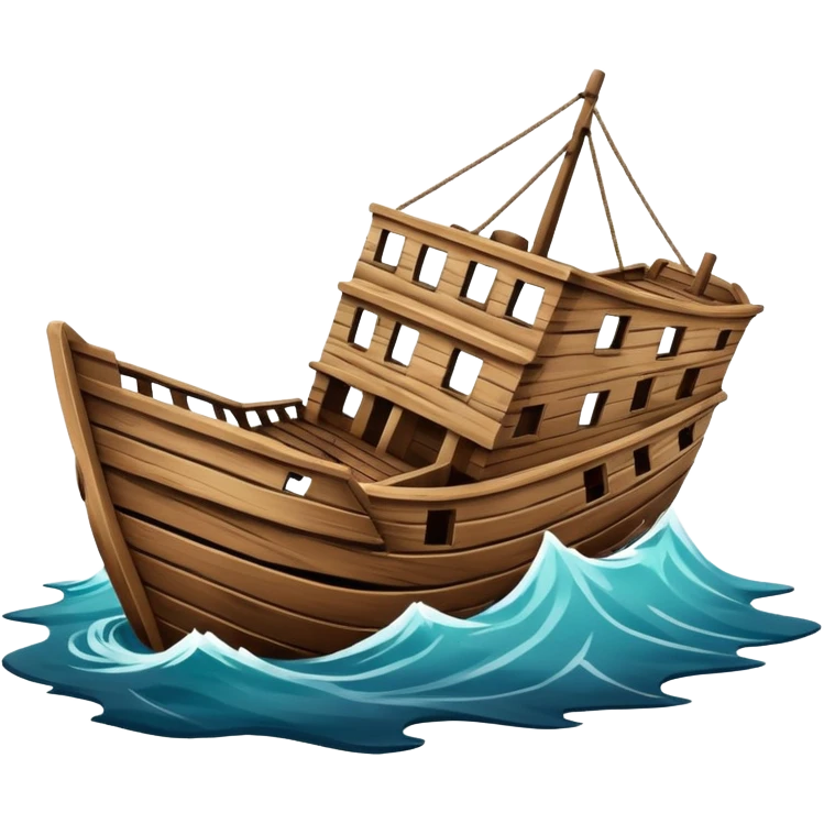 bateau-qui-coule emoji