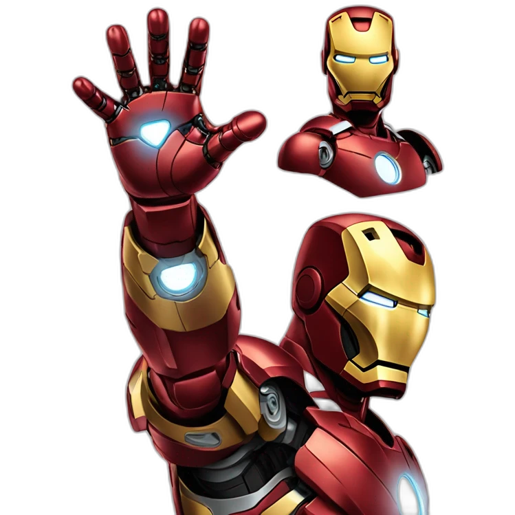 Iron man qui fait un pouce  emoji