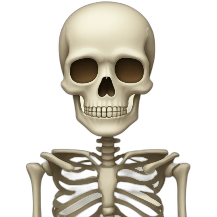 skeleton emoji