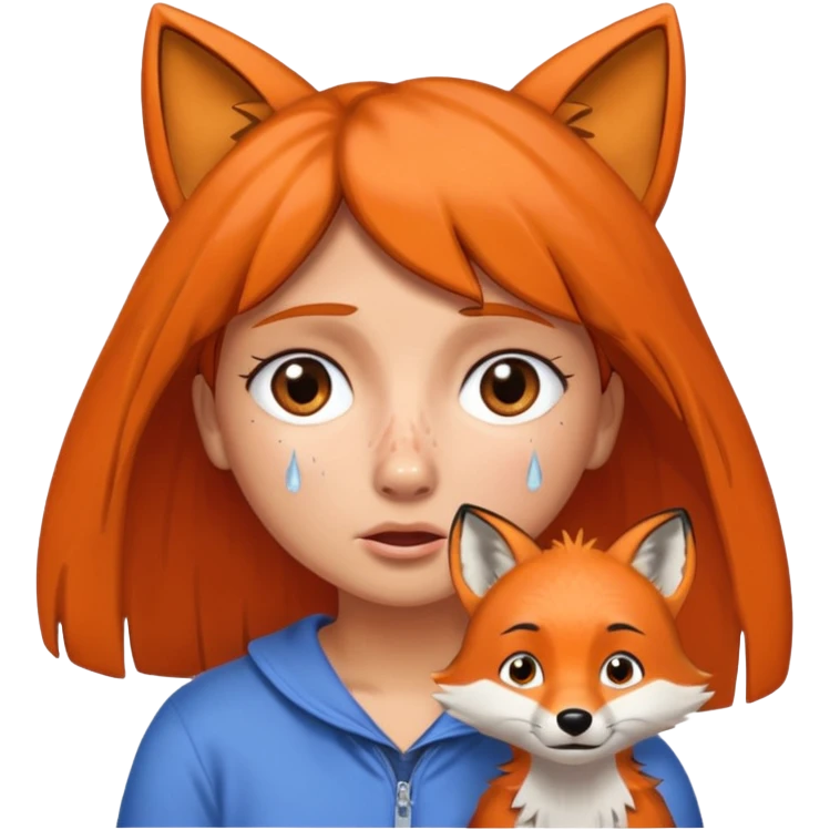 Make Dora and Swiper the fox crying emoji