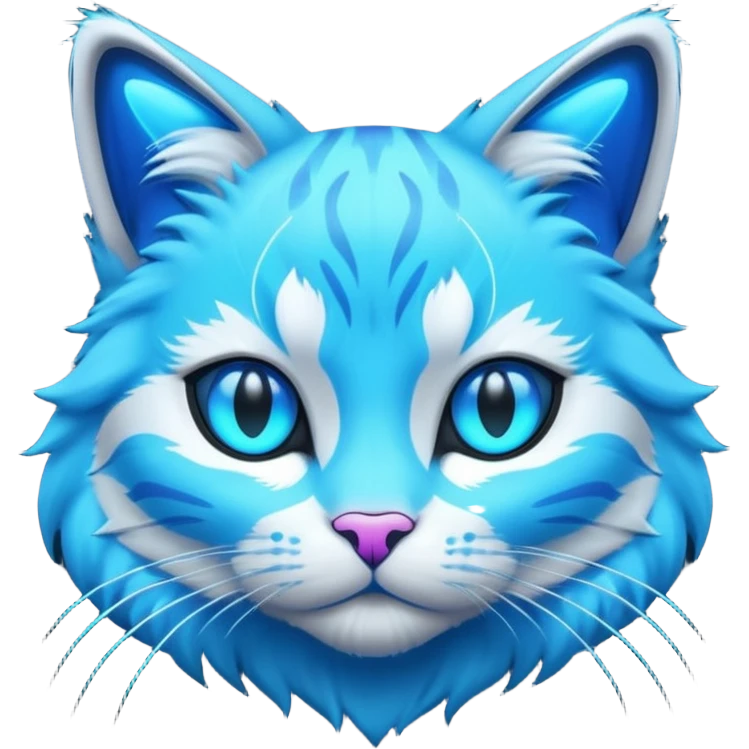 neon cat emoji