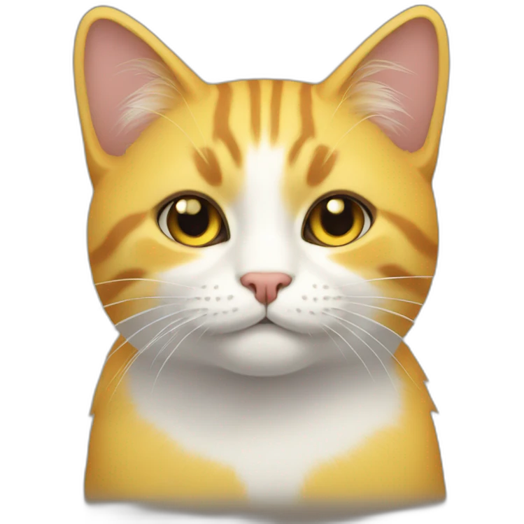 Gato amarillo  emoji