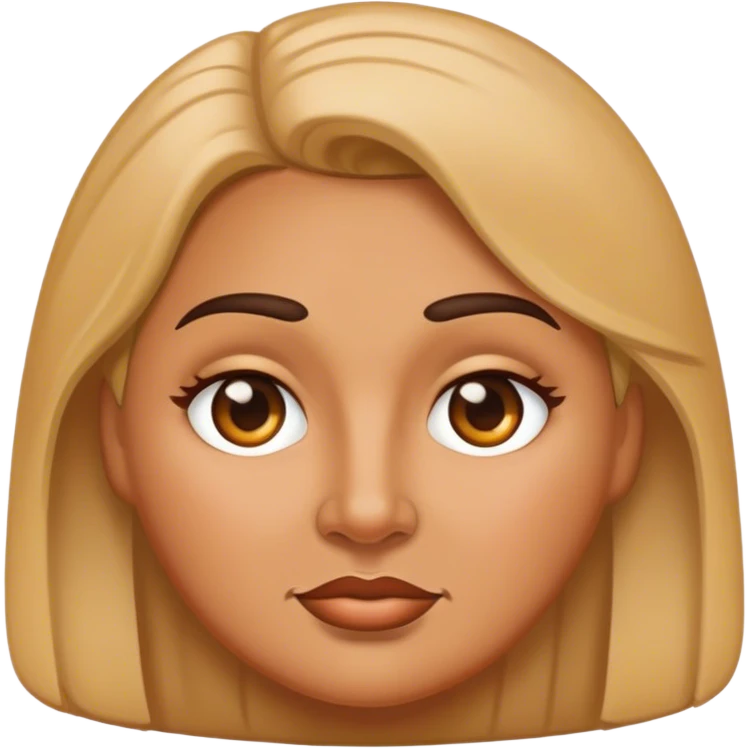 big face woman emoji