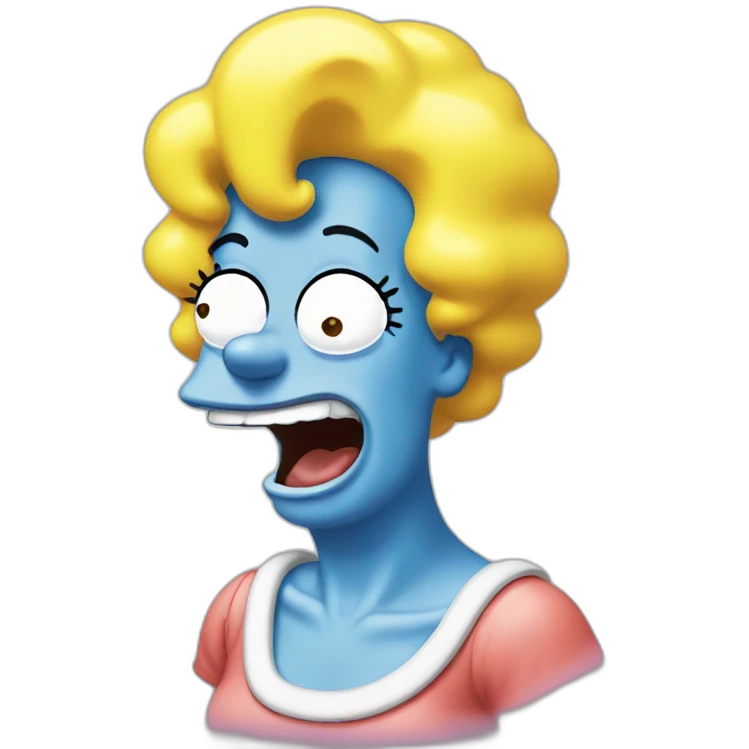 marge-simpsons-laughting emoji