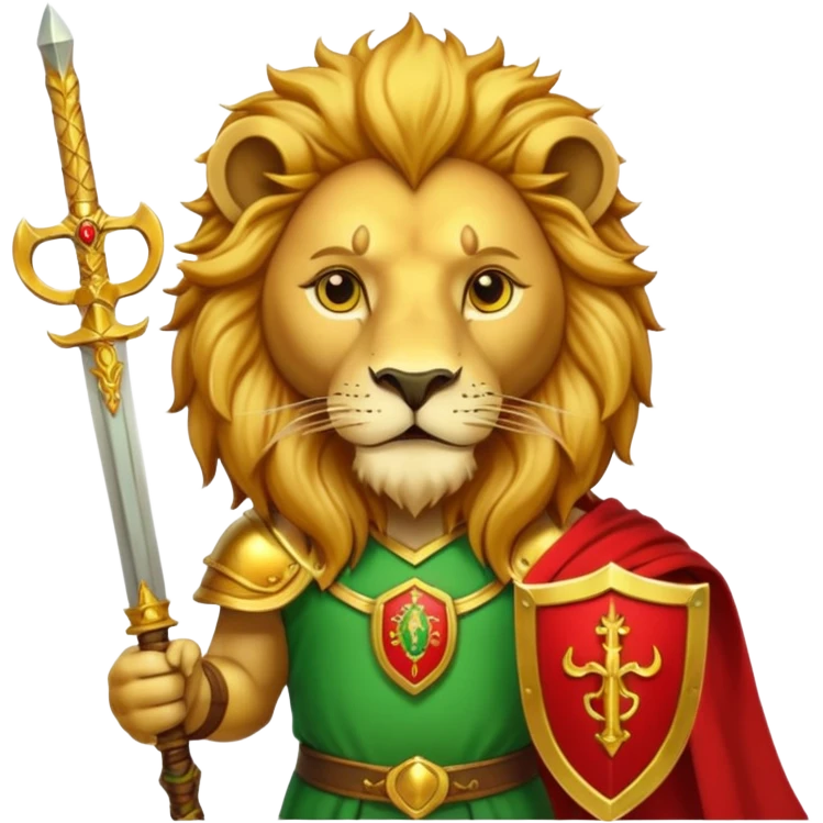 Lion and sun iran flag emoji