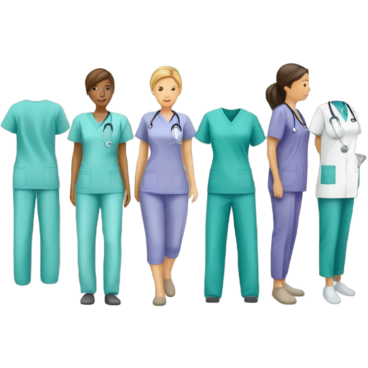 Medical scrubs  emoji