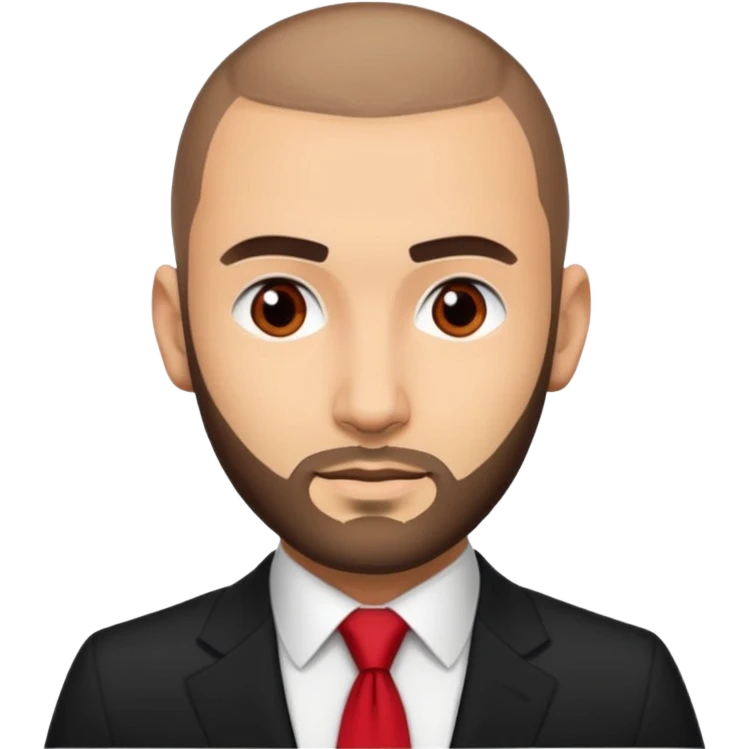 karim benzema in suit and tie emoji