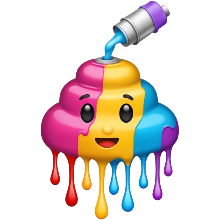Граффити надпись: 72 emoji