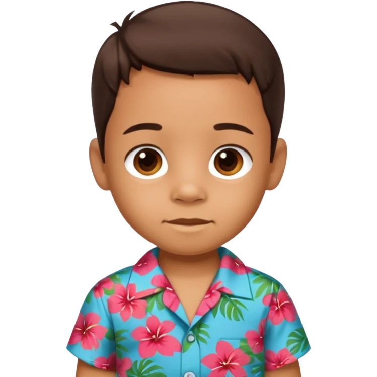 Make lilo is a kid emoji
