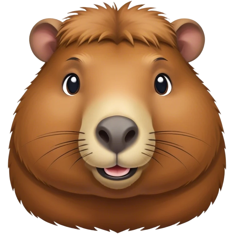 Capybara happy emoji