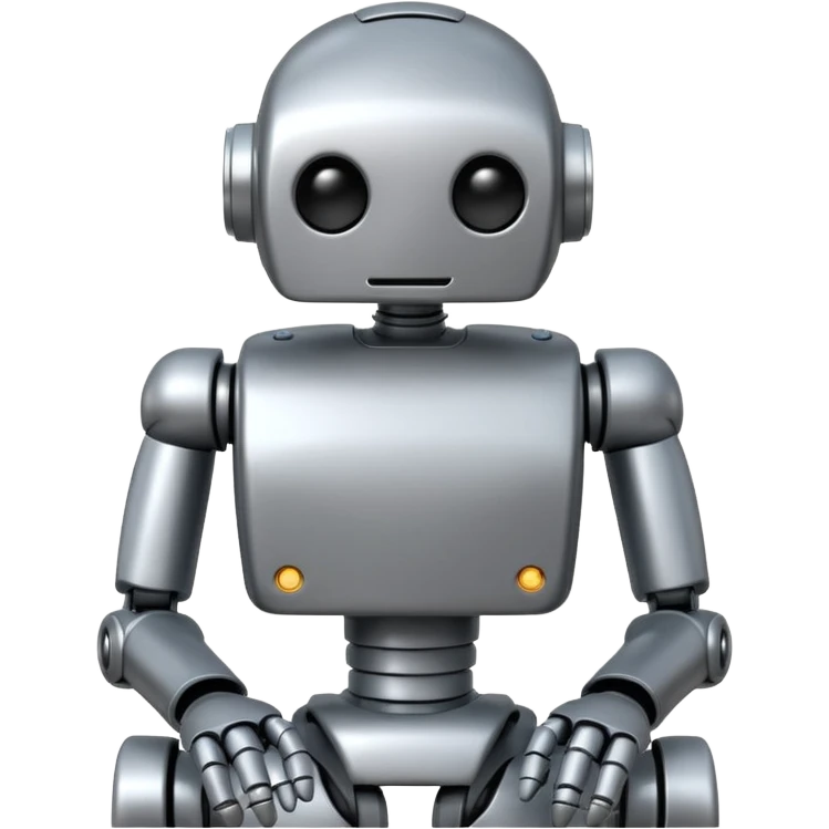 robot thinking emoji